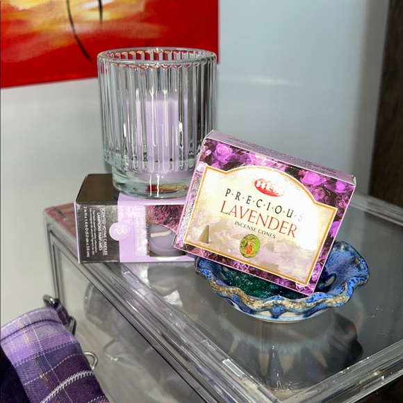 Meiduola Lavender Tote Bag 12.75”x 9.75” with Lavender Serenity Essentials New - Picture 8 of 9